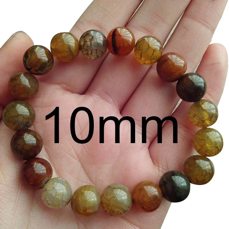 Peacock Dragon Agate Bracelet Charm Men Women DIY Natural Healing Stone Beaded Bracelets Jewelry Wholesale