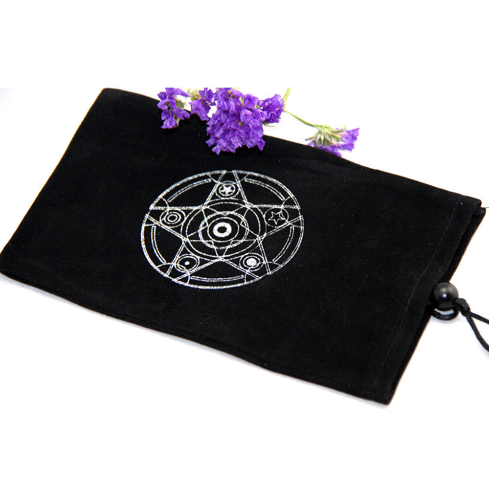 Black Velvet Tarot Card Bag Case